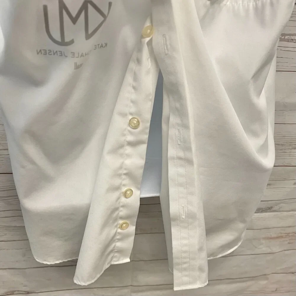 Kate Michal Jensen White Ruffle detail blouse - Picture 4 of 5